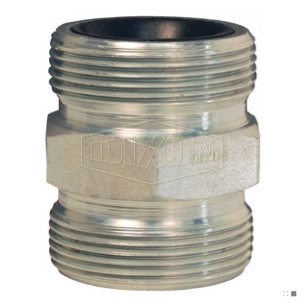 Boss Double Ground Joint Spud, 1/2 in, Steel, Domestic
